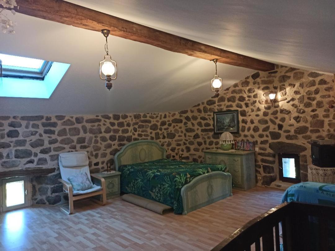 Gite Le Rocher Du Chateau De Retourtour Lamastre Bagian luar foto