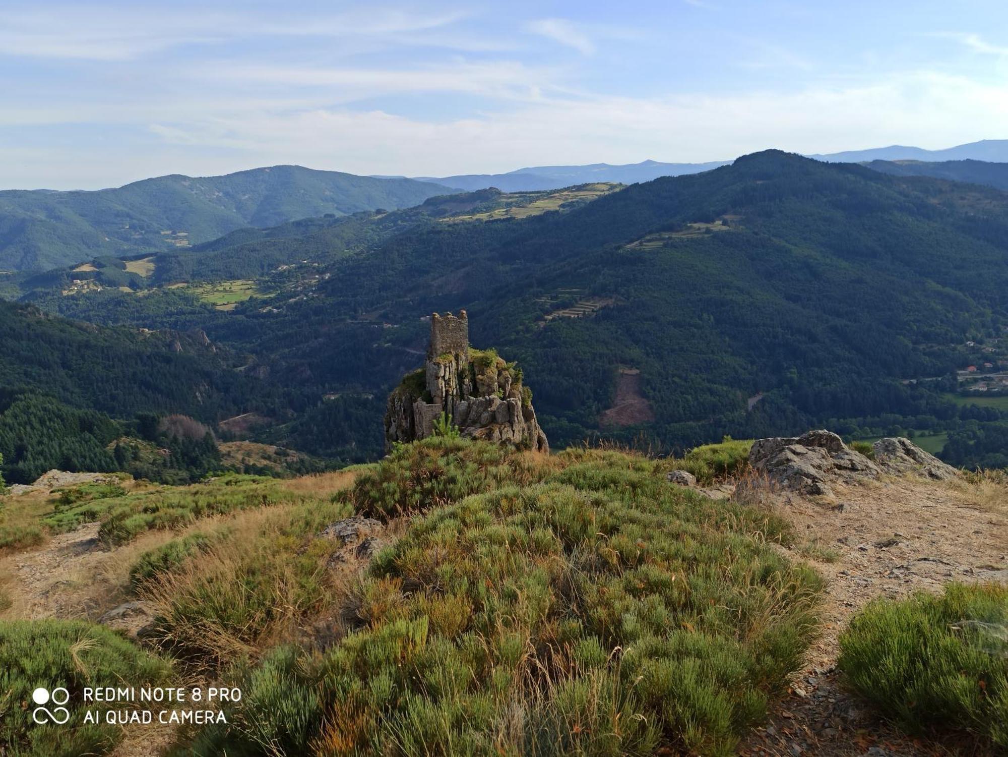 Gite Le Rocher Du Chateau De Retourtour Lamastre Bagian luar foto